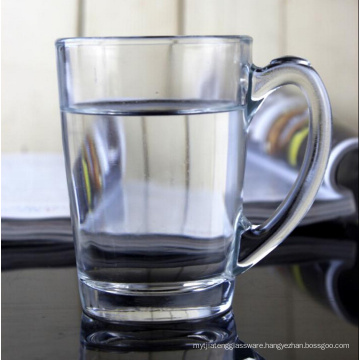 Haonai welcomed glassware products, super clear glass mug